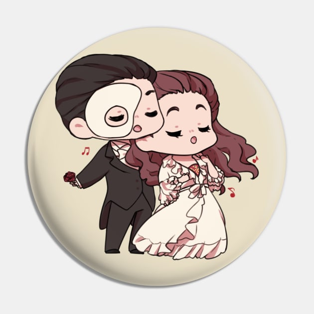 The Phantom of the Opera Pin by beailish