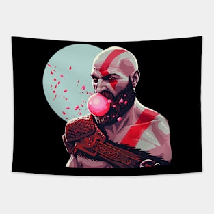 kratos make bubble Tapestry