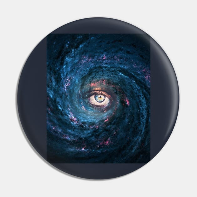 Eye of the Galaxy Pin by DreamCollage