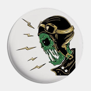 Skull patriot Pin