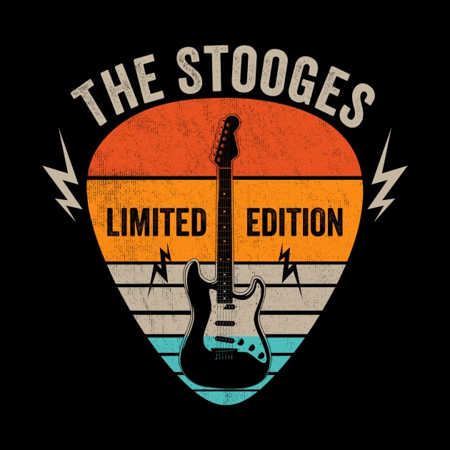 Vintage Stooges Name Guitar Pick Limited Edition Birthday by Monster Mask