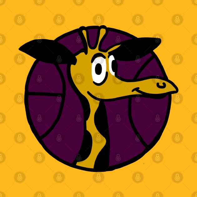 Lakers Giraffe by cousscards