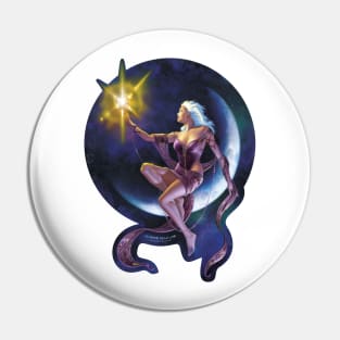 La Femme de la Lune Die Cut Pin