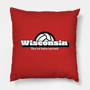 Show Your Support for Wisconsin Volleyball! Pillow