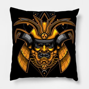 samurai retro vintage japan Pillow