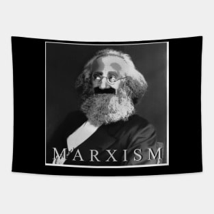 yest i'm marxist (groucho marx x karl marx) Tapestry