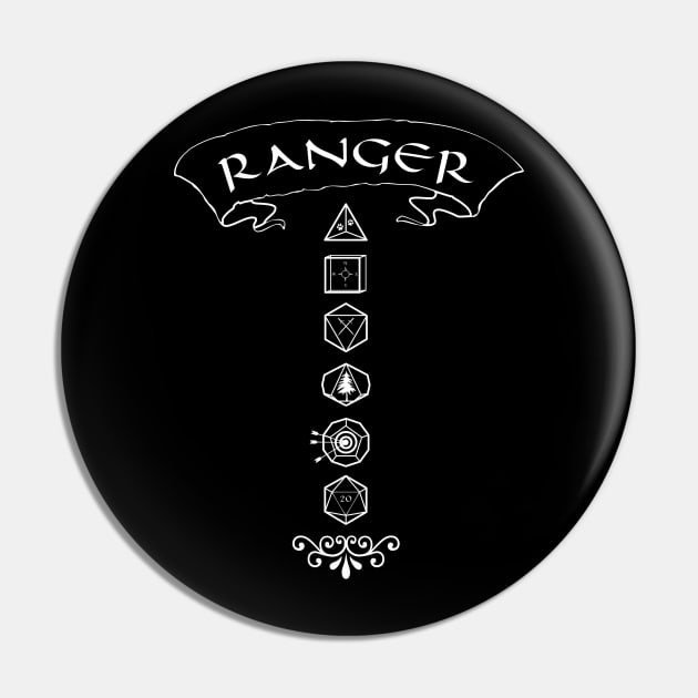 RPG Class: Ranger Pin by PlusOneDesigns