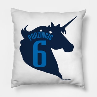 The Unicorn - Kristaps Porzingis Pillow