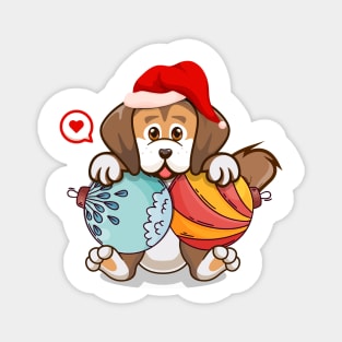 Dog Christmas balls - Ornaments Xmas decoration Magnet