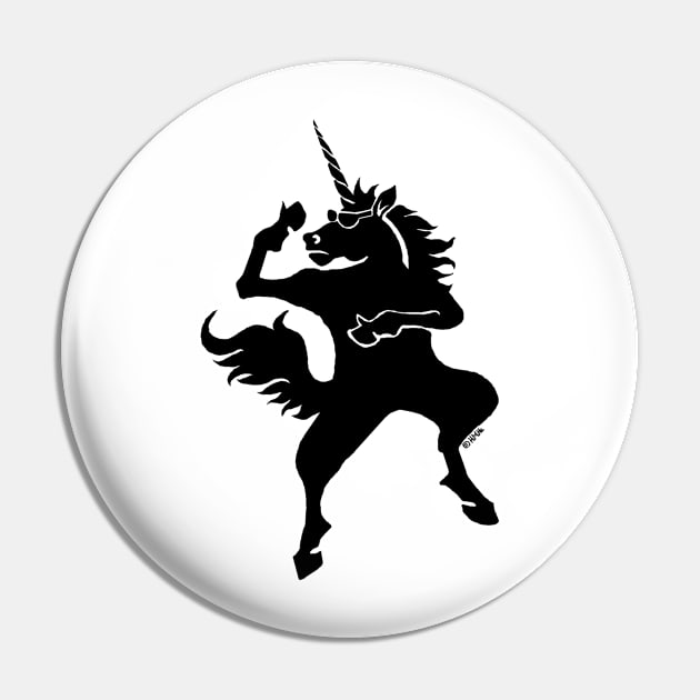 Cool Dancing Unicorn Pin by NewSignCreation