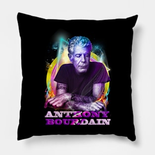 LEGENDARY CHEF // ANTHONY BOURDAIN (1956- 2018) Pillow