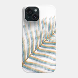 Palm Leaf Glitch III. Phone Case