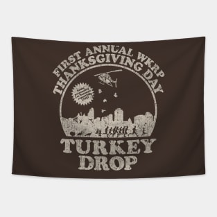 The Official WKRP Turkey Drop Tapestry