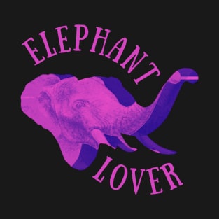 Neon Purple Elephant Lover Shirt Cute Shirt Funny Shirt Animal Shirt Nature Shirt Africa Shirt Inspirational Shirt Sarcastic Shirt Pet Lover Shirt Birthday Gift T-Shirt