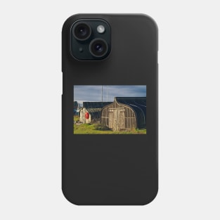 Holy Island Boat Sheds Lindisfarne Phone Case