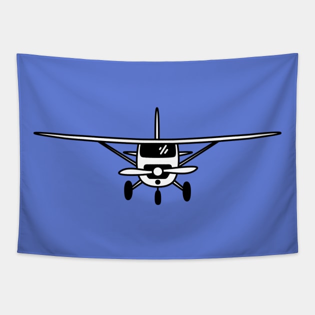 High Wing Airplane Tapestry by Vidision Avgeek