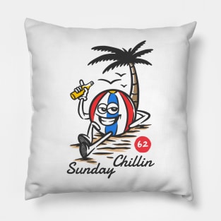 SUNDAY CHILLIN Pillow