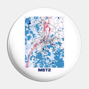 Metz - France MilkTea City Map Pin