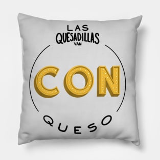 Quesadillas con queso Pillow