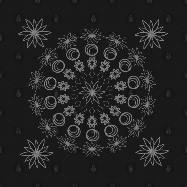 Floral mandala by Eskimos