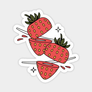 Strawberry ninja Magnet