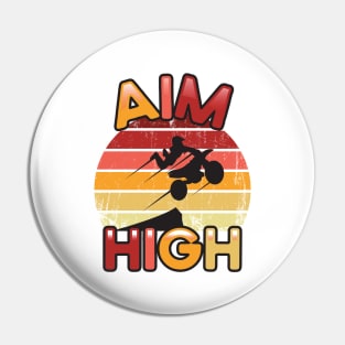 AIM HIGH MOTORBIKE JUMP Pin