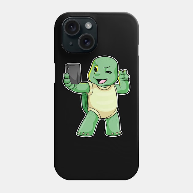 Turtle takes a Selfie Phone Case by Markus Schnabel