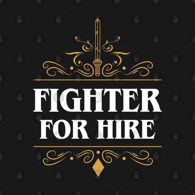 Fighter For Hire by pixeptional