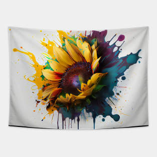 Sunflower Art Designs Tapestry