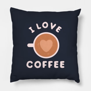 I love coffee and caffeine Pillow