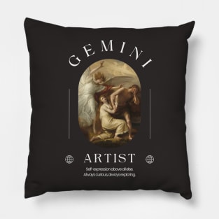 Gemini Artist - Astrology Art History 4 Pillow