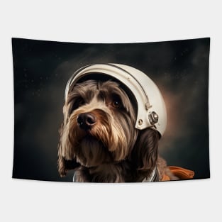 Astro Dog - Wirehaired Pointing Griffon Tapestry