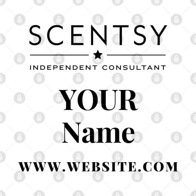 scentsy independent consultant gift ideas with custom name and website by scentsySMELL