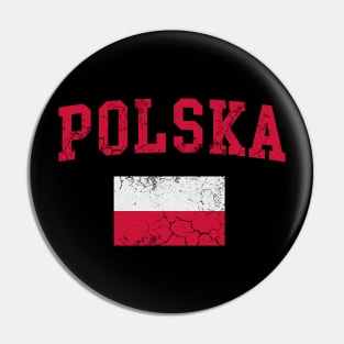 Polska Flag Poland Polish Family Heritage Gifts Pin