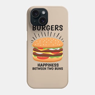 Vintage Burger Legend of Two Buns Phone Case