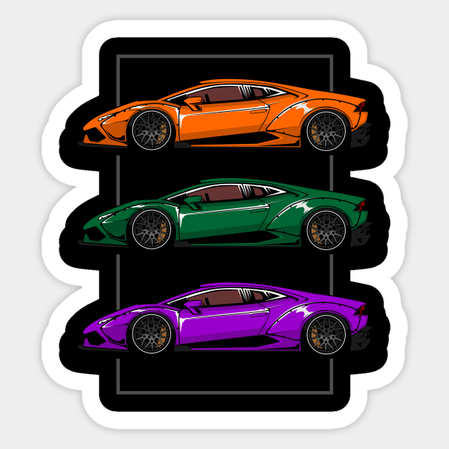 lamborghini cars - Lamborghini - Sticker | TeePublic
