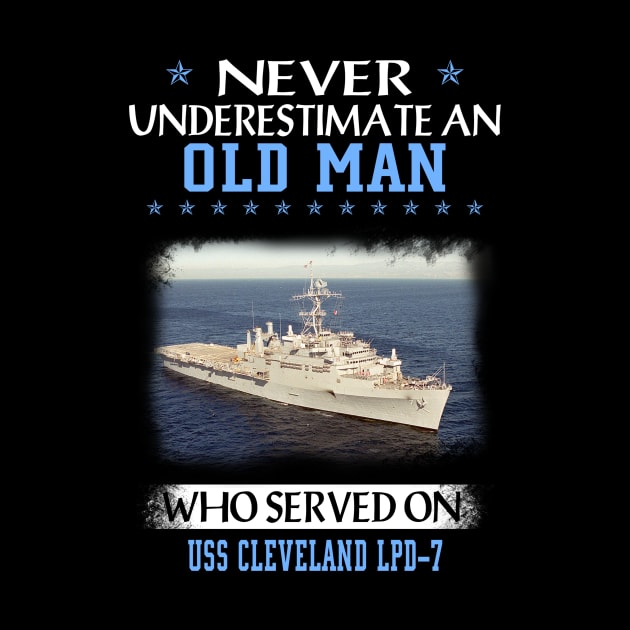 USS Cleveland LPD-7 Veterans Day Christmas Gift by gussiemc