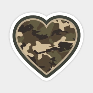 Camo Heart Magnet