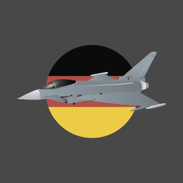 German Eurofighter Typhoon Jet Fighter by NorseTech