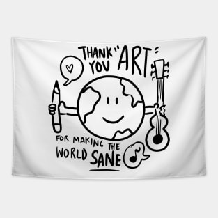 Thank You Art! Tapestry