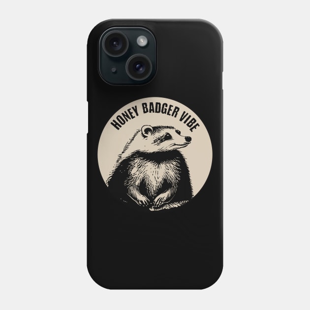 Honey Badger Phone Case by valentinahramov