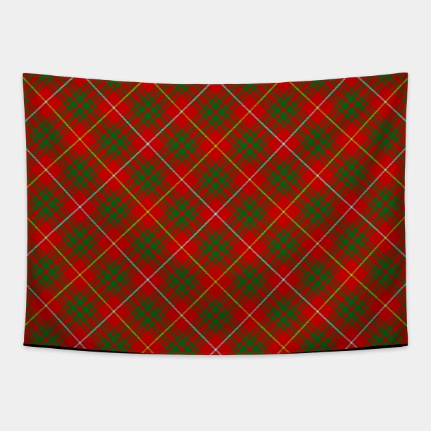 Clan Bruce Tartan Rotated Tapestry by sifis