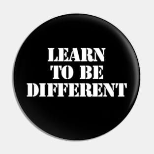 A Journey to Learn to Be Different Pin