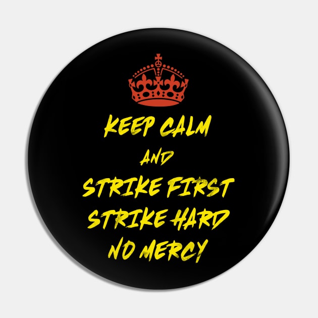 Cobra Kai Keep Calm And Pin by Kiwi