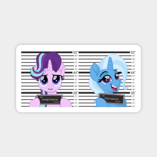 Barbie mugshot Starlight Glimmer and Trixie Magnet