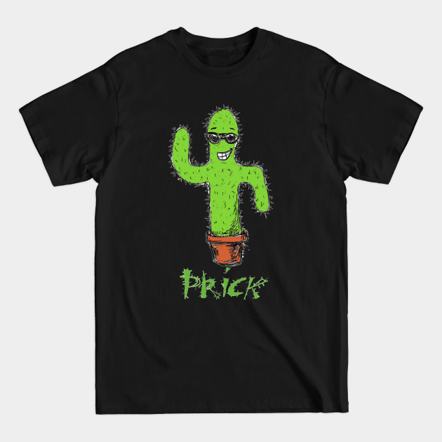 Discover funny cactus sketch in a pot design, hug that prick - Cactus Cartoon - T-Shirt