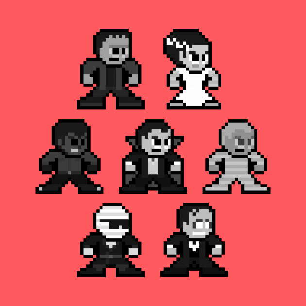 8-bit Universal Monsters by 8-BitHero