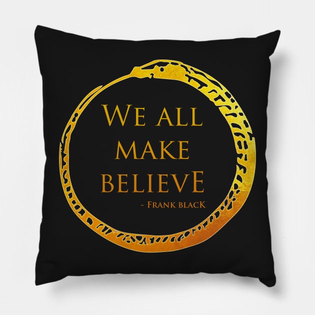 Make Believe Pillow by Mansemat