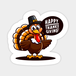 Happy Thanksgiving Magnet
