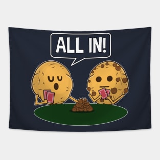 Chocolate Chip Cookies All In Bet No Limit Poker Game Tapestry